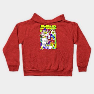 Field Manuevers Funny Cartoons Zack Skaett Kids Hoodie